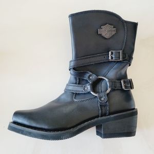 NWOT Harley-Davidson Women's Ingleside Leather Riding Boots D87091